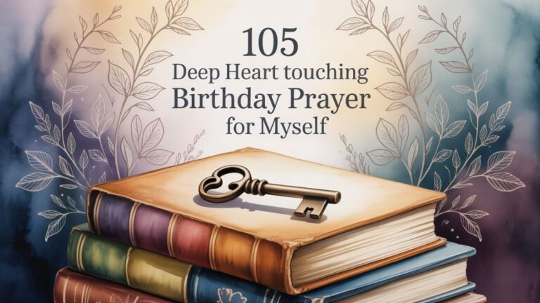 105 Deep Heart Touching Birthday Prayer for Myself