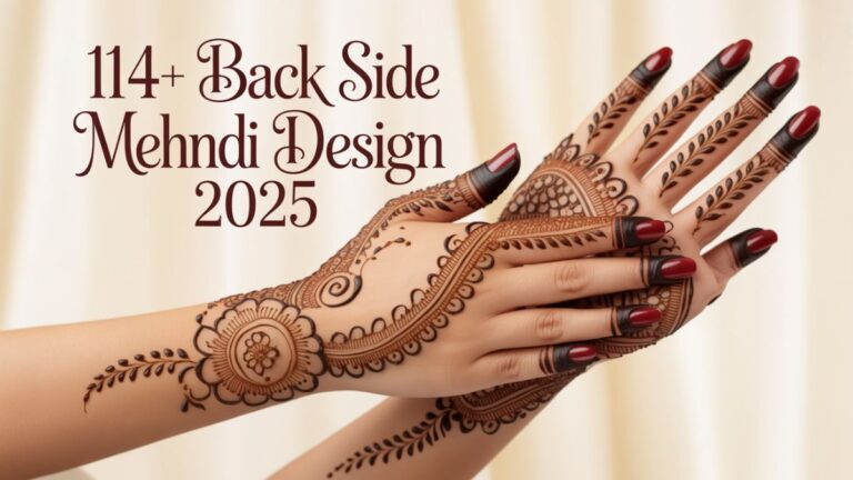 114+ Back Side Mehndi Design 2025