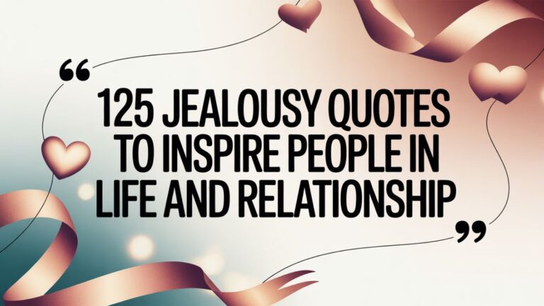 125 Jealousy Quotes to Inspire People in Life and Relationship