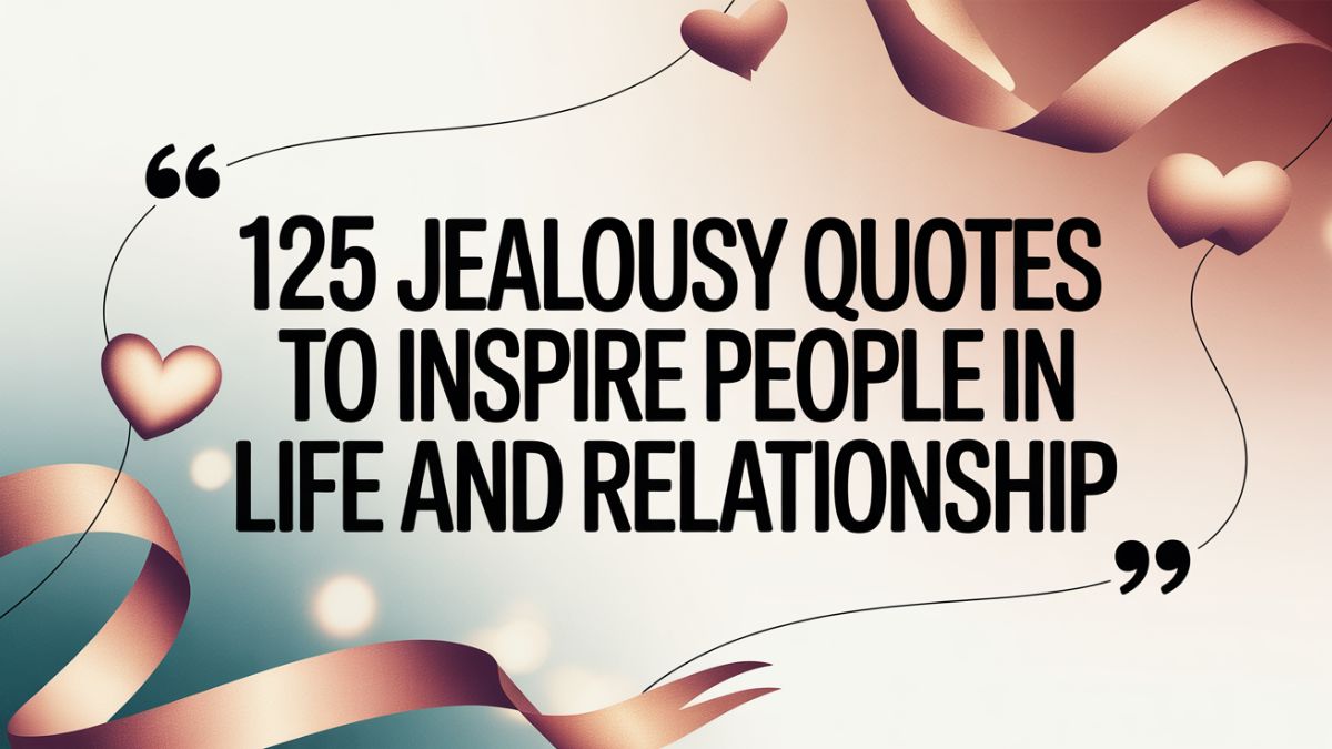125 Jealousy Quotes to Inspire People in Life and Relationship