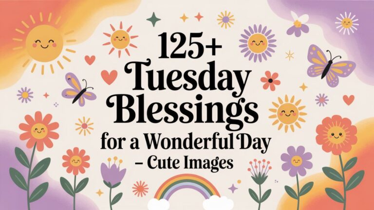 125+ Tuesday Blessings for a Wonderful Day – Cute Images