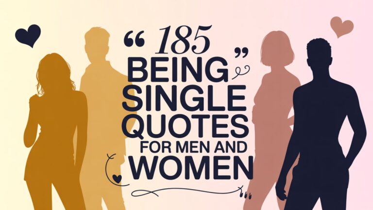 185 Being Single Quotes For Men And Women
