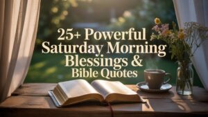25+ Powerful Saturday Morning Blessings & Bible Quotes