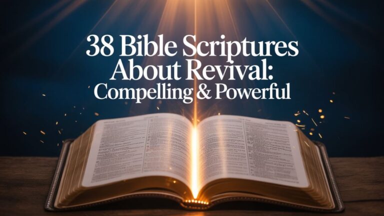 38 Bible Scriptures About Revival: Compelling & Powerful