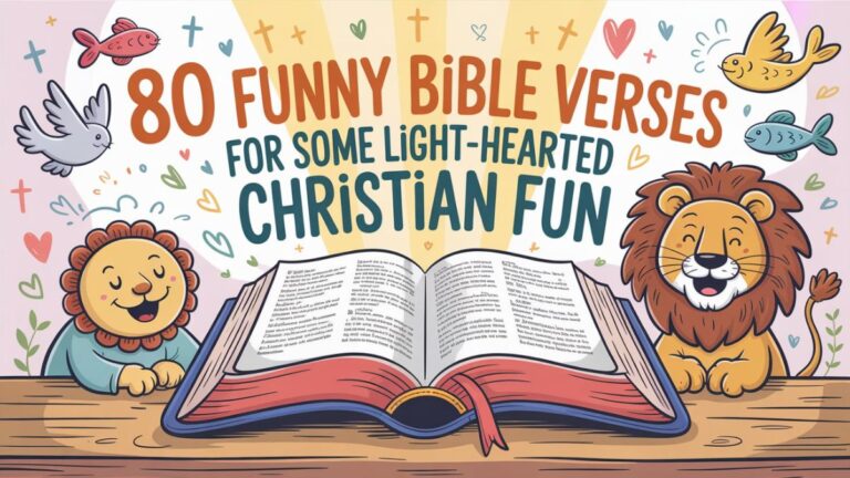 80 Funny Bible Verses for Some Light-Hearted Christian Fun
