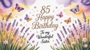 85 Happy Birthday Prayer for My Sister – Blessings & Wishes