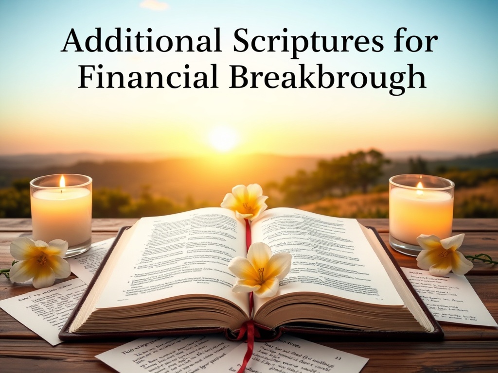 Additional Scriptures for Financial Breakthrough