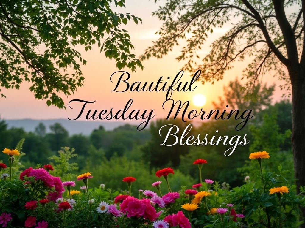 Beautiful Tuesday Morning Blessings