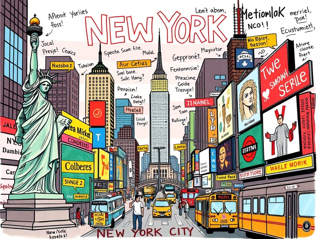 Bilingual & Local Slang NYC Captions