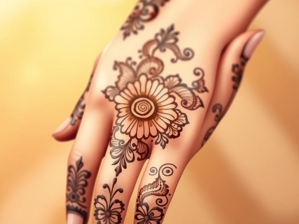 Black Cone Palm Design