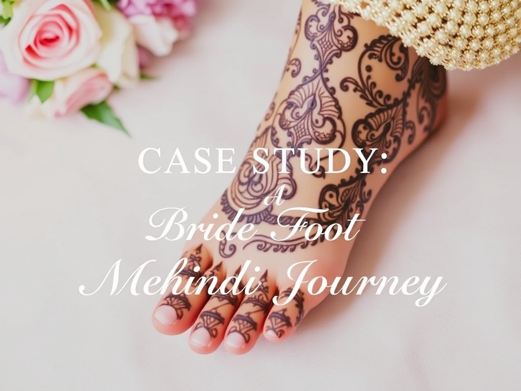 Case Study: A Bride’s Foot Mehndi Journey