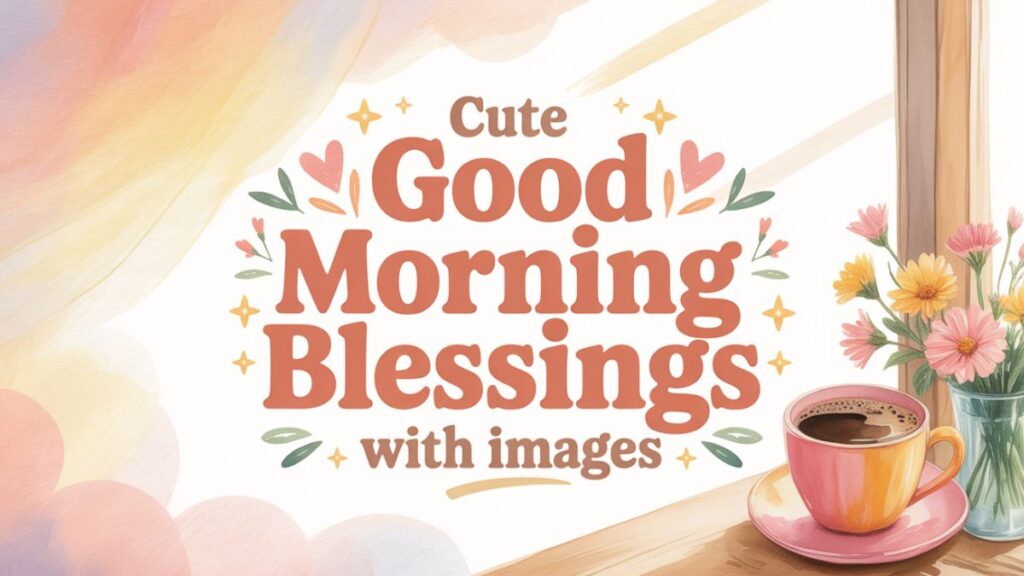 Cute Good Morning Blessings with Images