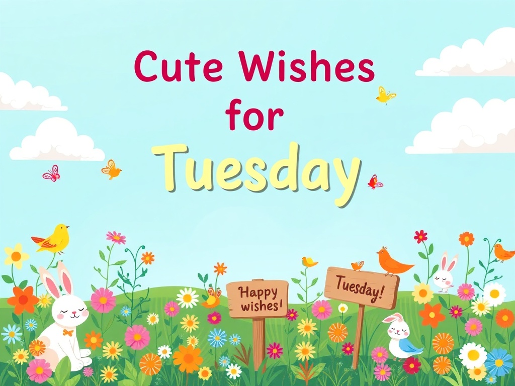 Cute Wishes for Tuesday