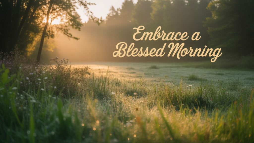 Embrace a Blessed Morning