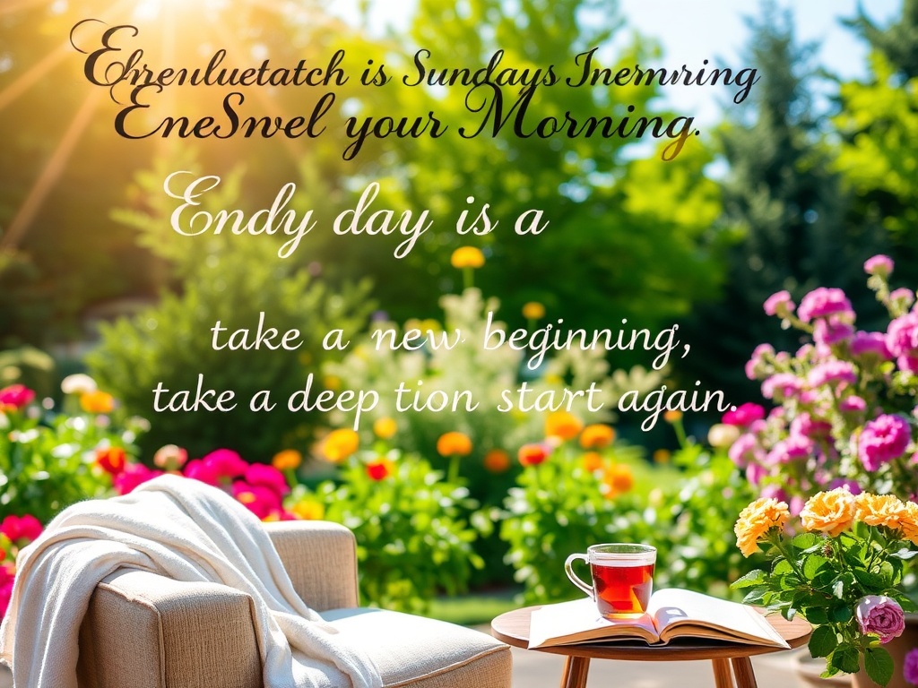 Encouraging Sunday Morning Sayings to Refuel Your Soul