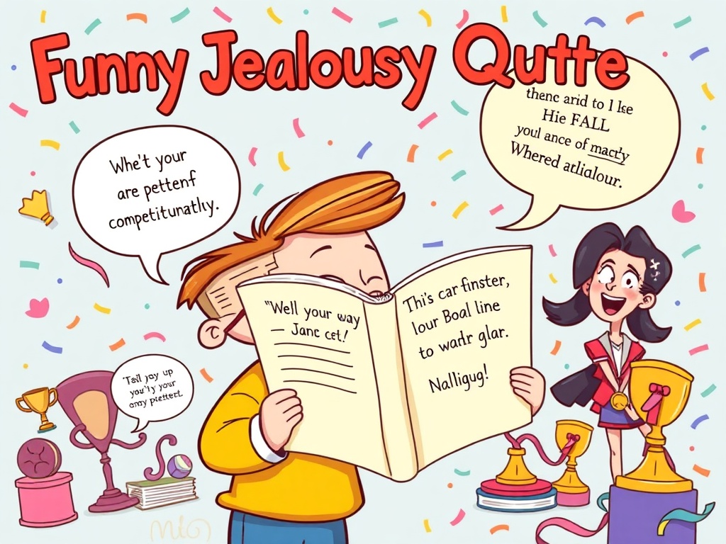 Funny Jealousy Quotes and Competition Humor