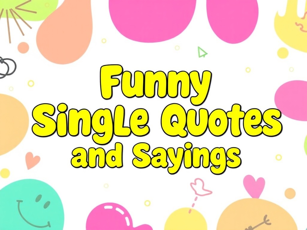 Funny Single Quotes and Sayings