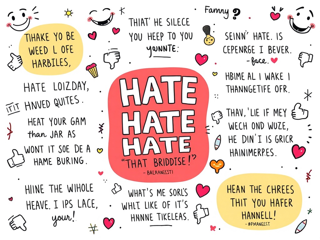 Funny and Sarcastic Hate Quotes