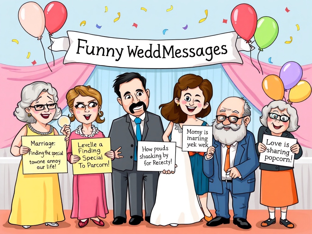 Funny wedding messages for family members