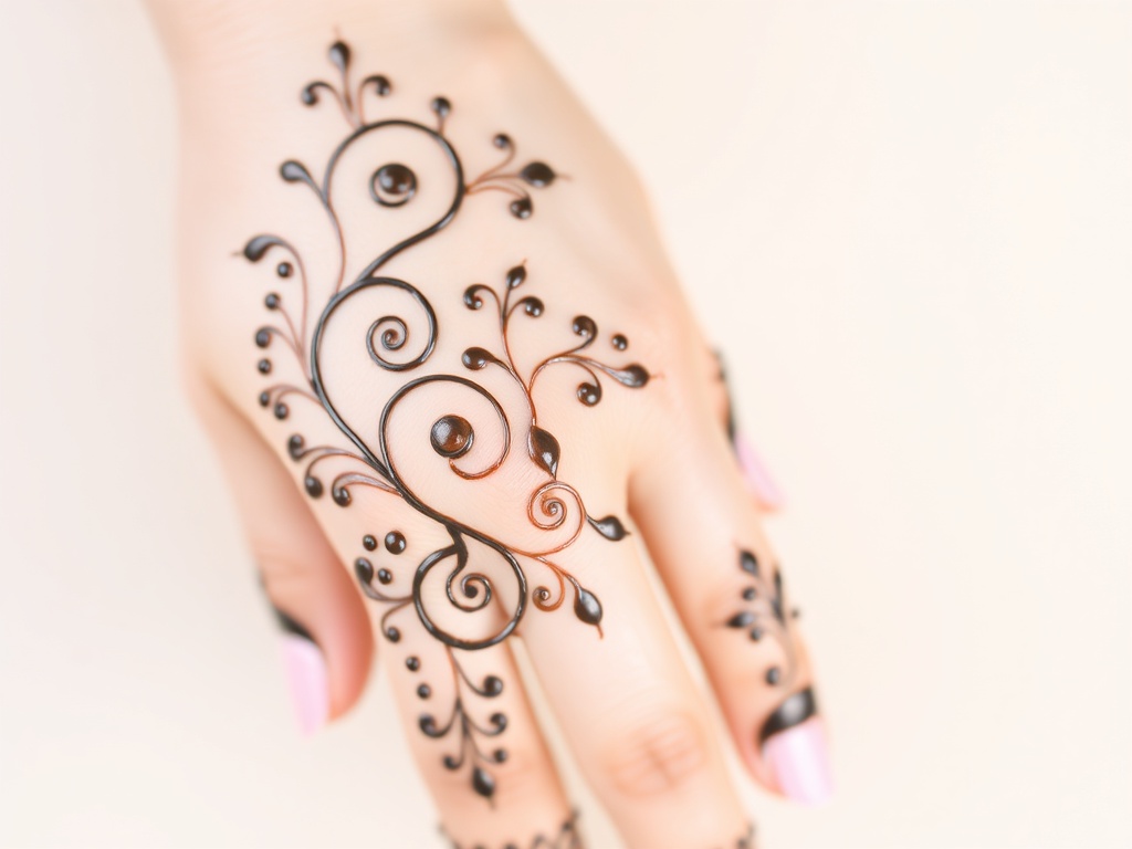 Half Hand Leafy Spiral Style