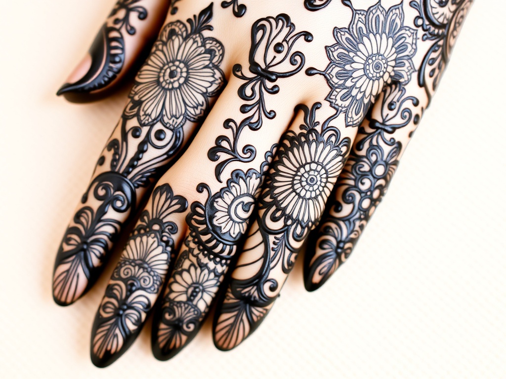 Heavy Finger-Fill Bharwa Pattern