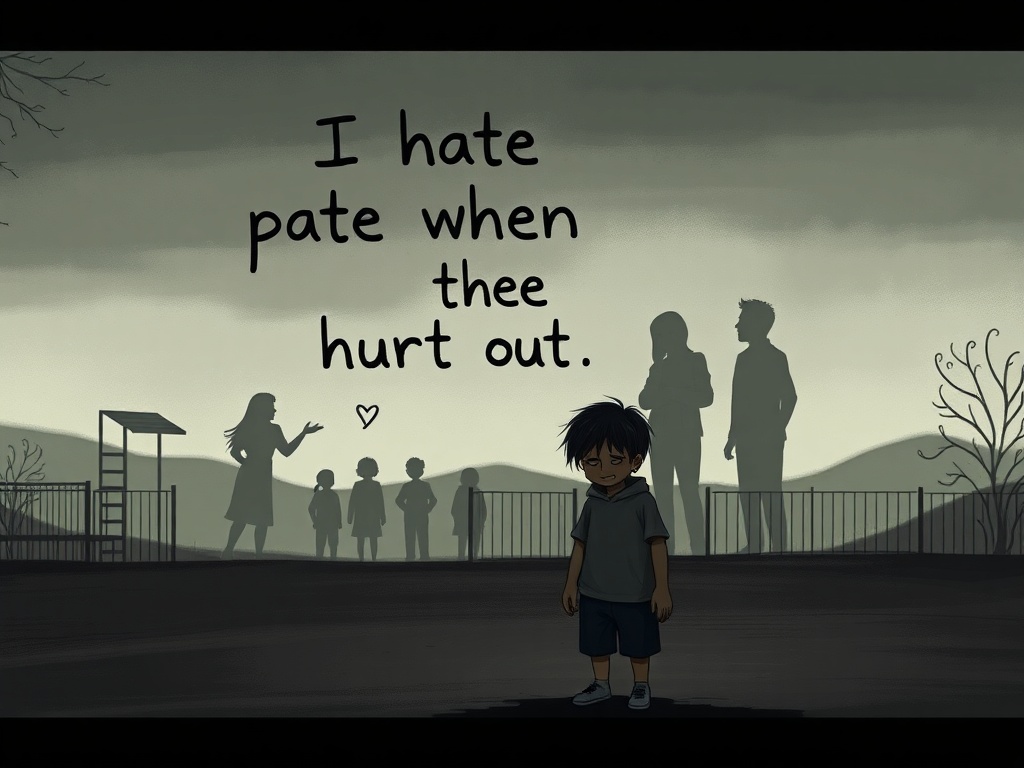 I hate when people hurt others for fun.