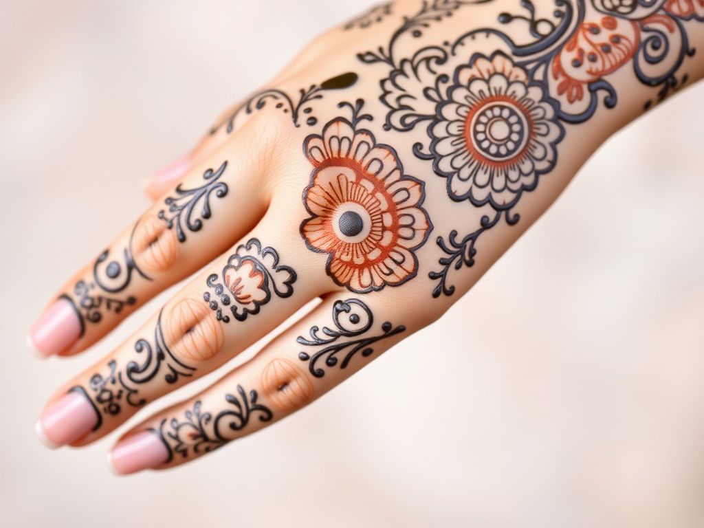 Jali and Dot Mixed Pattern for Weddings