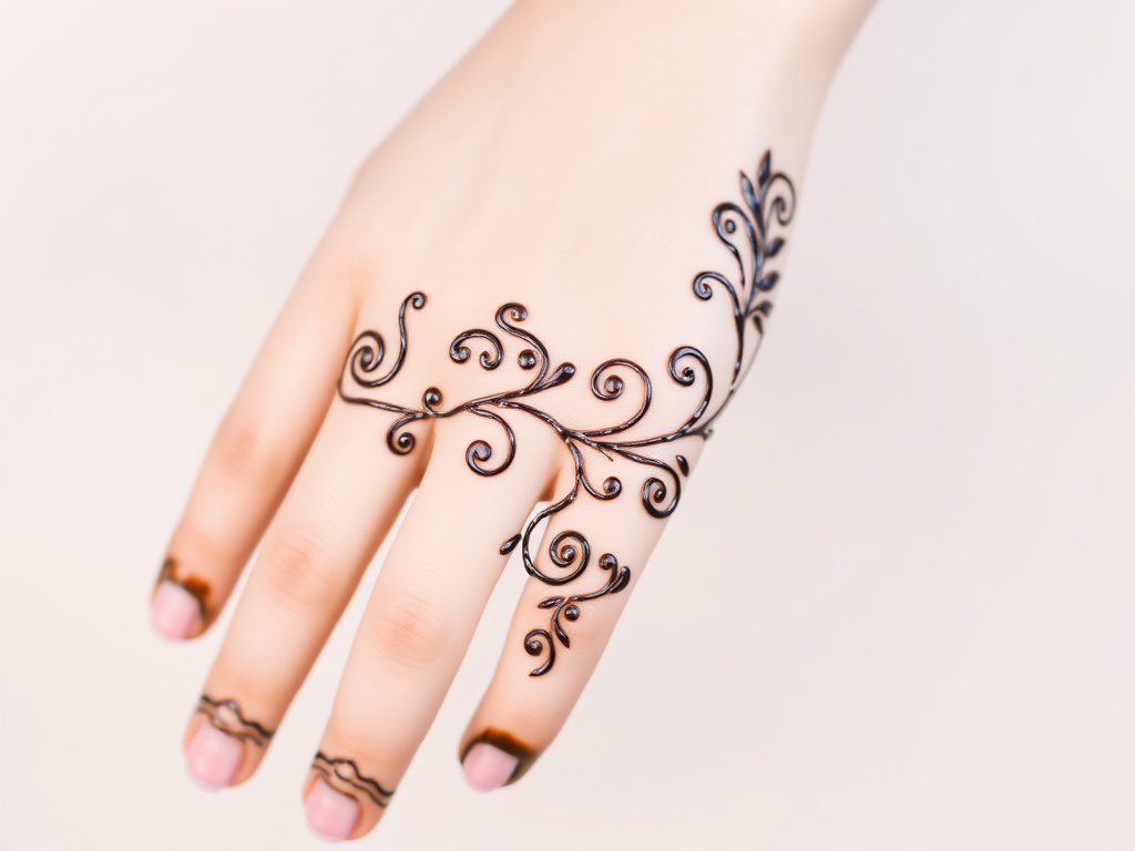 Leafy Spiral Pattern