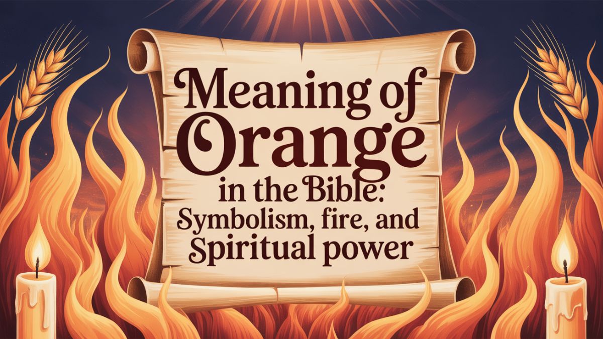 Meaning of Orange in the Bible: Symbolism, Fire, and Spiritual Power