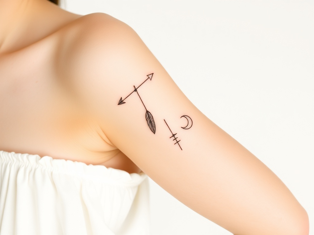 Minimalist Boho-Inspired Body Art