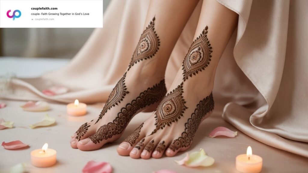 Minimalist Feet Mehndi