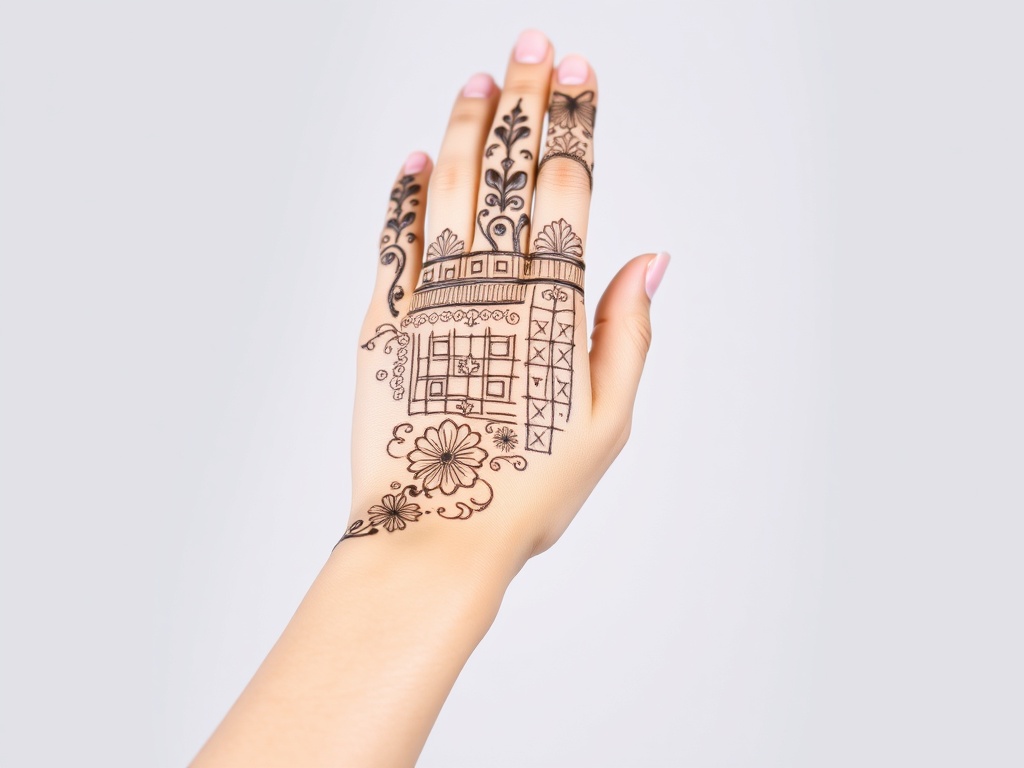 Open-Space Minimal Grid Back Side Design