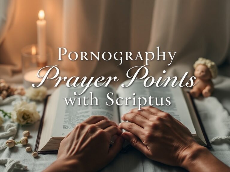 54+ Pornography Prayer Points with Scriptures (Includes a Powerful Prayer)