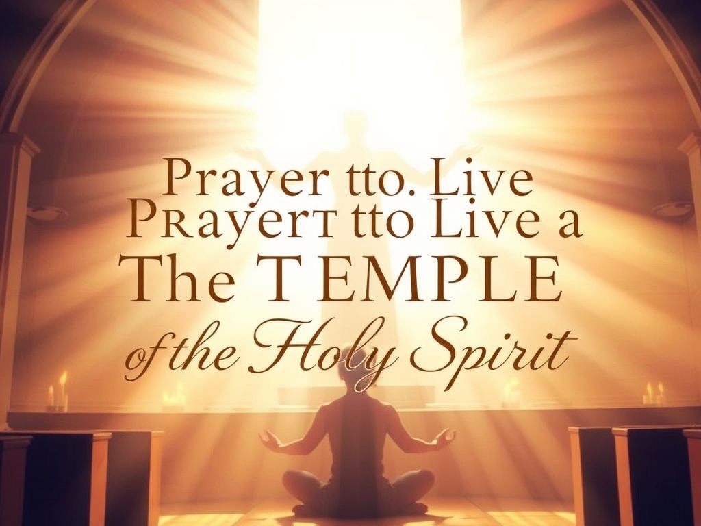 Prayer to Live as a Temple of the Holy Spirit