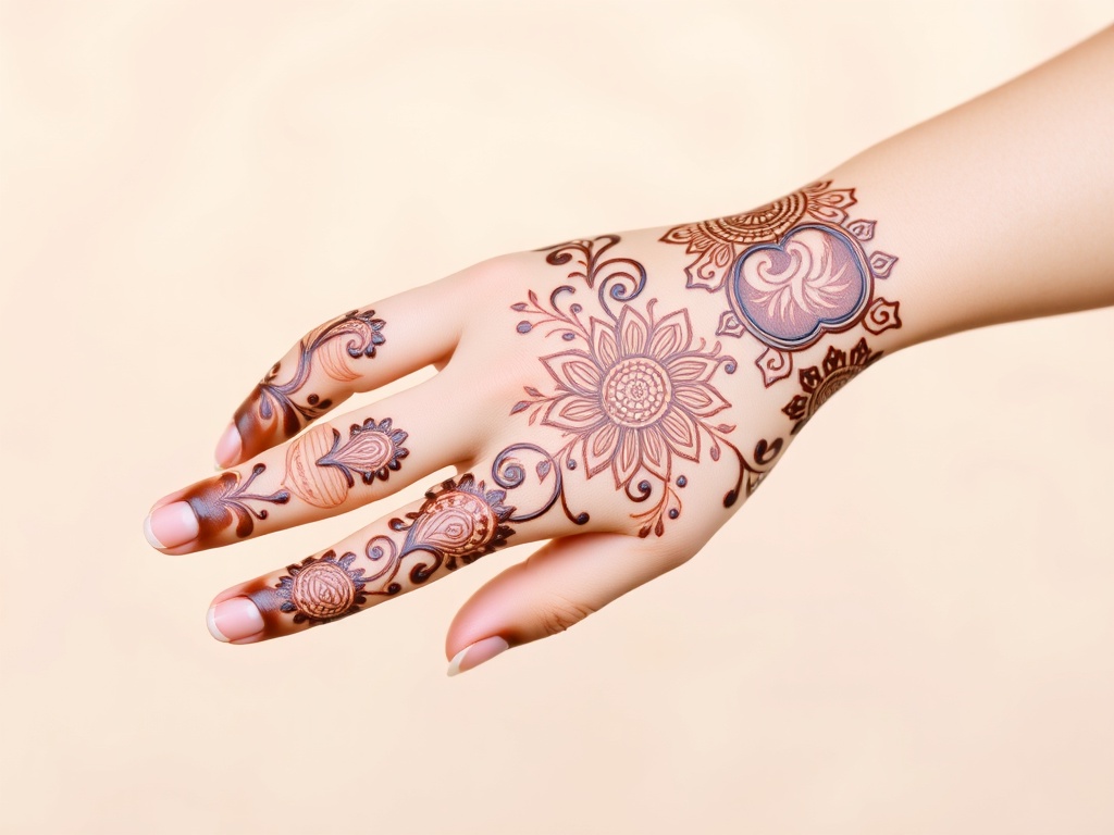 Rose Trail with Connected Petals