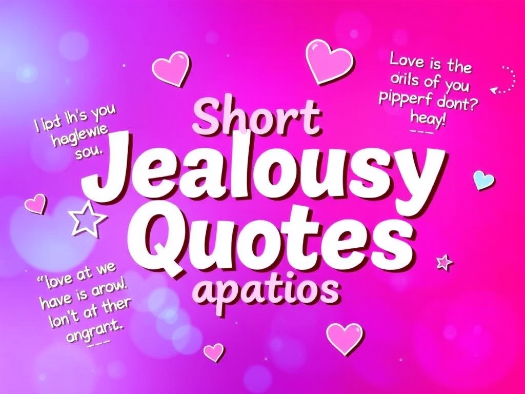 Short Jealousy Quotes for Instagram Captions