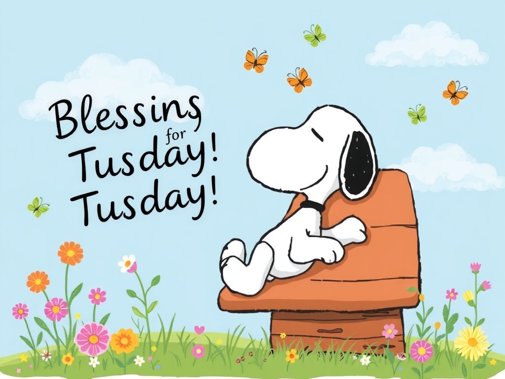Snoopy Tuesday Blessings