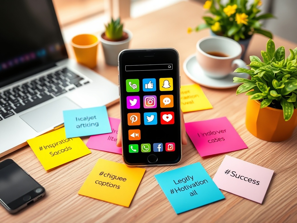 Social Media Captions & Hashtag