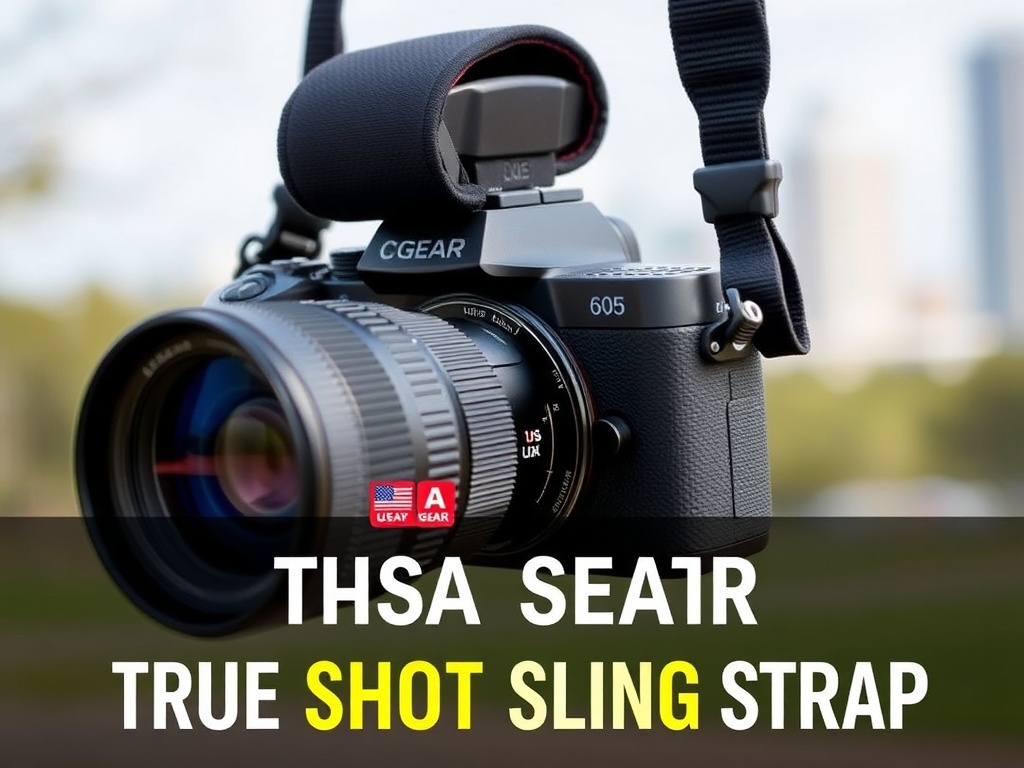 USA GEAR True SHOT Camera Sling Strap