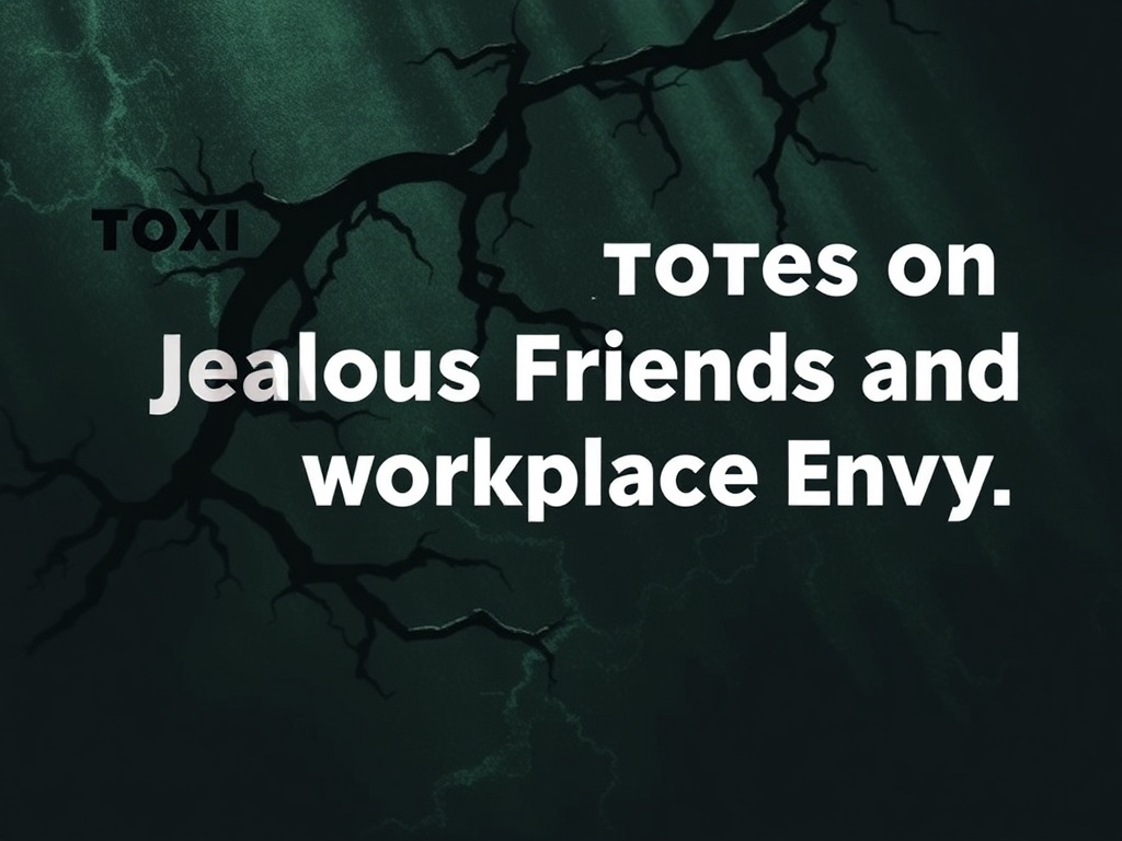 Toxic Quotes on Jealous Friends and Workplace Envy