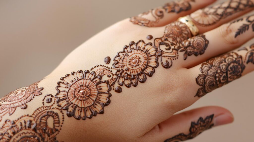 Traditional Indian Palm Mehndi