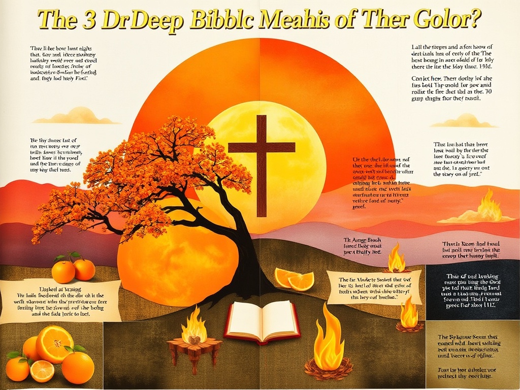 Twelve Deep Biblical Meanings of the Color Orange