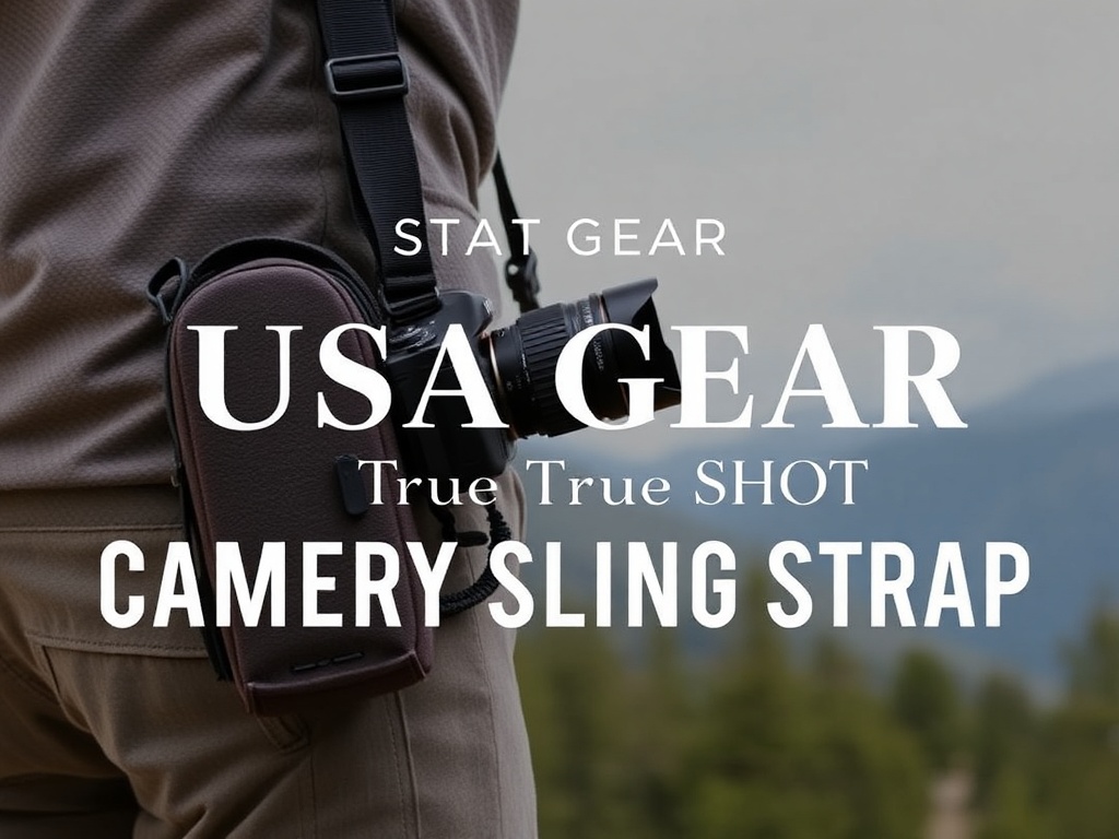 USA GEAR True SHOT Camera Sling Strap