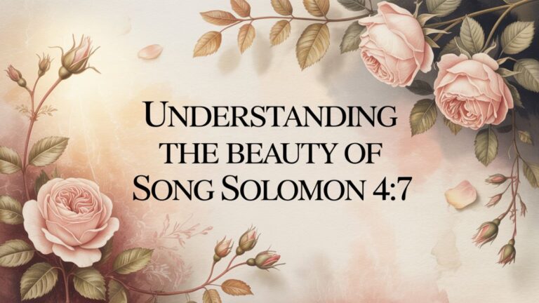 Understanding the Beauty of Song of Solomon 4:7