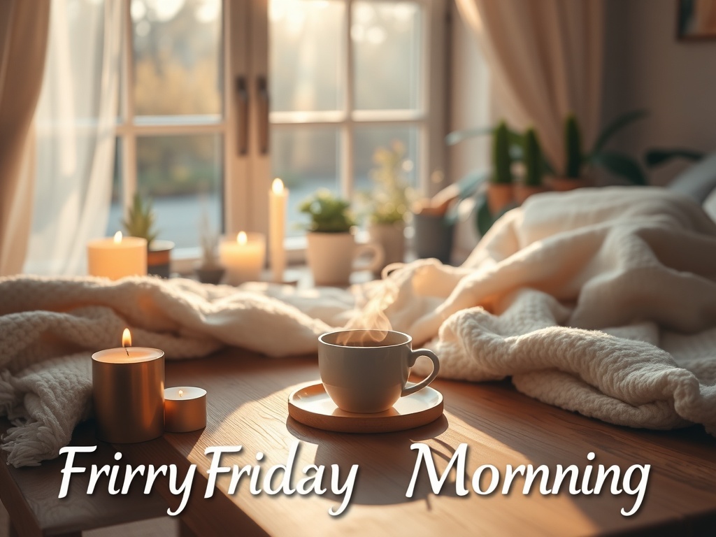 Wishing you a Friday full of warmth, coffee, and calm moments