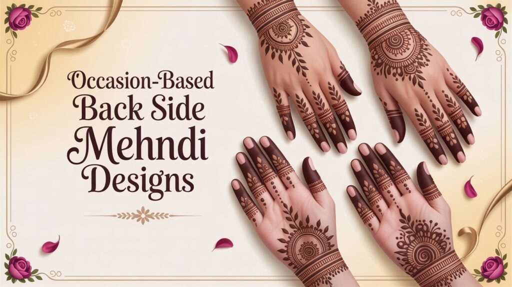 Occasion-Based Back Side Mehndi Designs