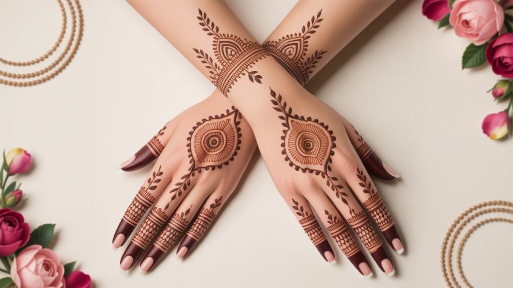 Arabic Back Side Mehndi Designs
