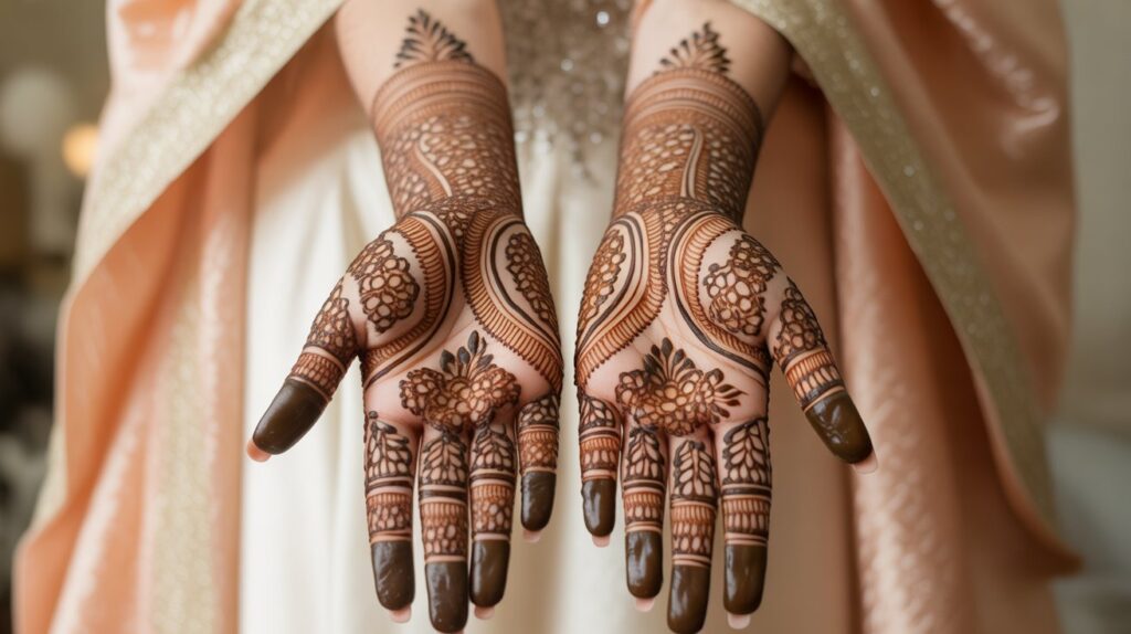 Arabic Back Side Mehndi Designs