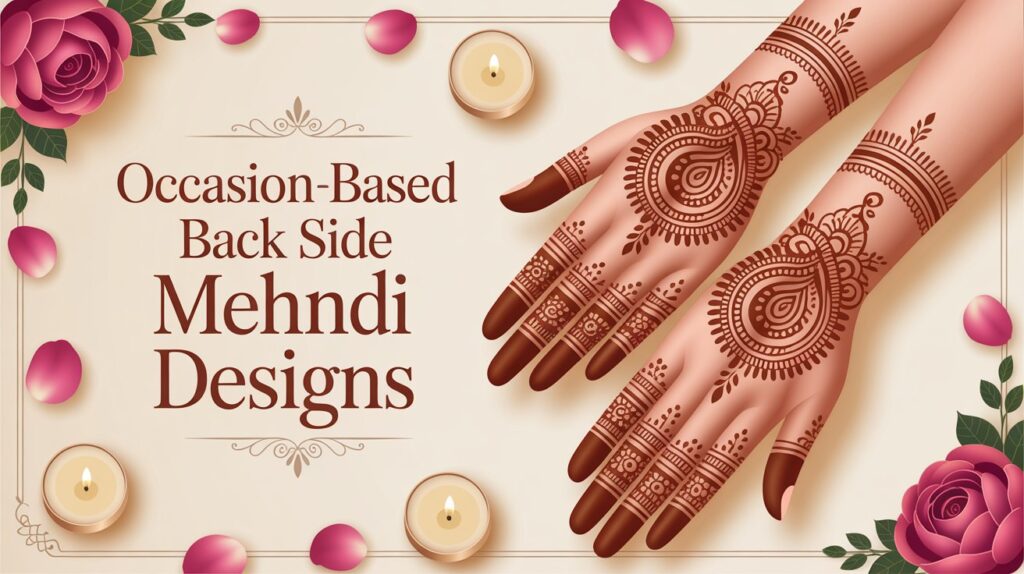 Occasion-Based Back Side Mehndi Designs