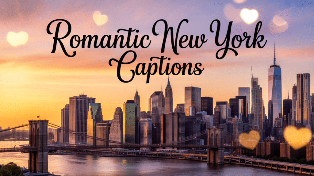 Romantic New York Captions